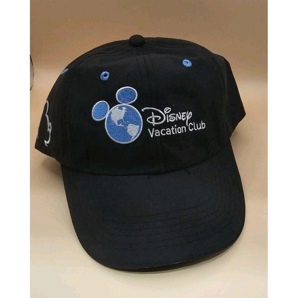 NWOT Disney Vacation Club Member Black Hat Walt Cruise Travel Mickey World